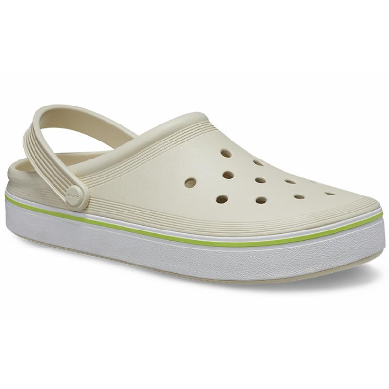 Crocs EVA Классические сабо Спортивные сандалии Унисекс Кость белый