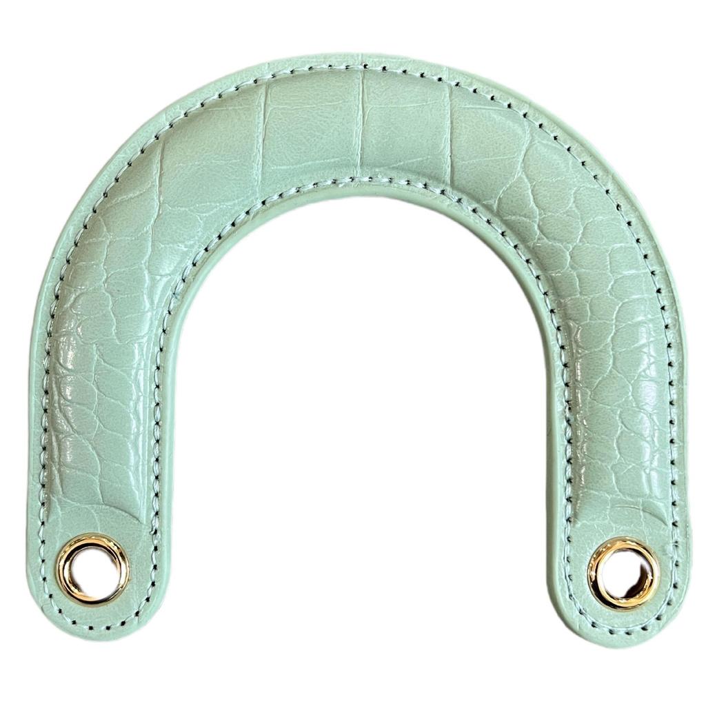 Curved PU Bag Strap Handle - Replaceable Handheld Bag Accessory