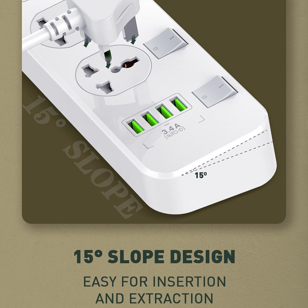 2500 Вт Электрический 4-х розеточный + 4 USB-удлинителя, удлинитель 3,4 А 5 В, шнур для вилки США/Великобритании, 4 розетки, адаптер для электрических розеток, белый, AC100-250 В, 50-60 Гц