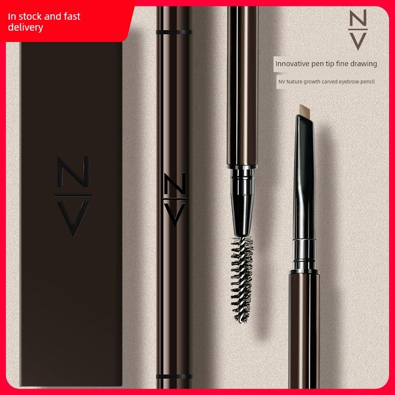 NV Nature Growth Carved Rotate Eyebrow Pencil Ultra-Fine Head Waterproof Long Lasting Fadeless Distinct Look Replacement Refill