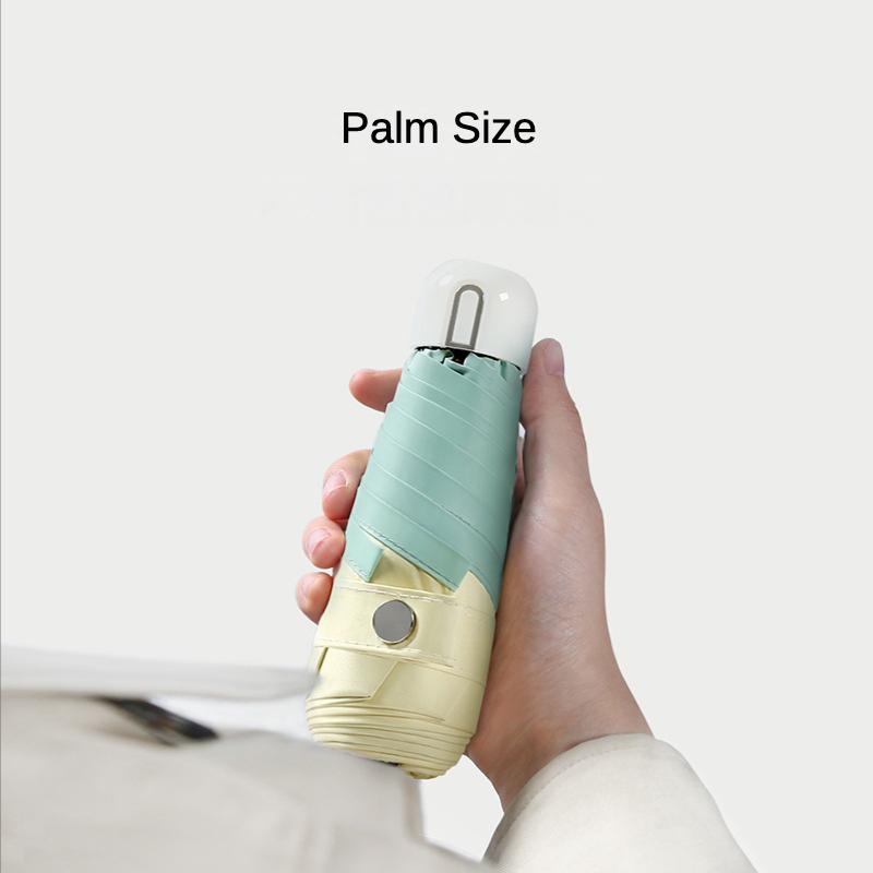 Mini Portable Pocket Umbrella for Women 6/8 Bone 5 Folding UV Sunshade Small Sunny and Rainy Umbrellas Paraguas Guarda Chuva