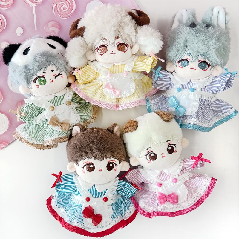 American Diner-Style Apron Dress [For 10-15cm] Pink [Used]