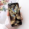 For Apple iPhone 16e Case A3409 Luxury Flowers Butterfly Painted Cover Soft Slim Phone Case For iPhone 16e iPhone16e Fundas Bags