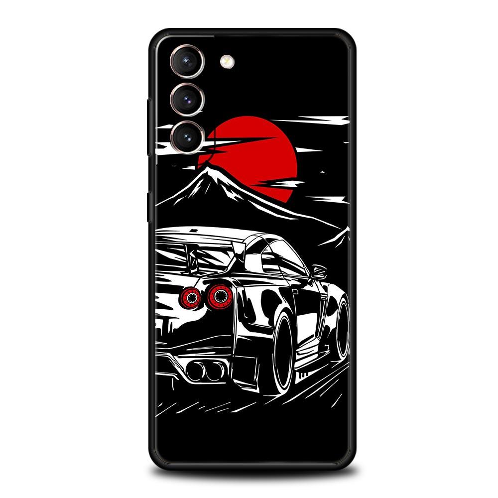Японский чехол для телефона с изображением спортивных автомобилей JDM для Samsung Galaxy S24 S23 S22 5G S20 Ultra S21 FE S10 S9 Plus S10E S8 Lite 20