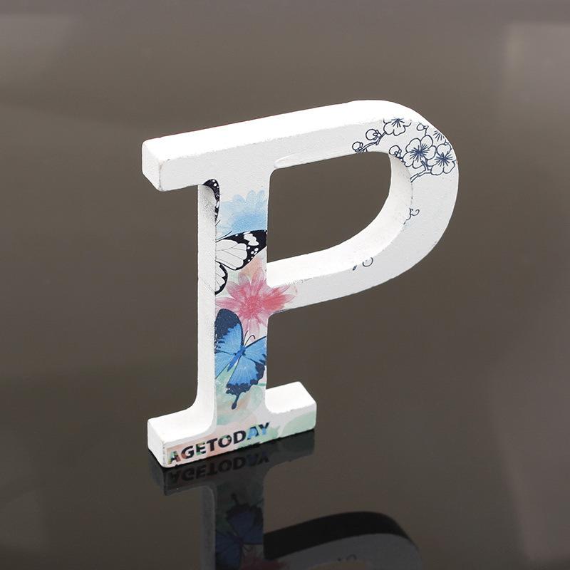 Wooden Alphabet Craft Letters Plaque Home Wedding Nursery Party Decoration