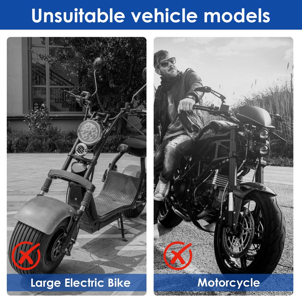 Велосипедный U-образный замок Сверхпрочные велосипедные замки Замок для электросамоката Противоугонный комплект велосипедных замков с ключами для аксессуаров для шоссейных велосипедов