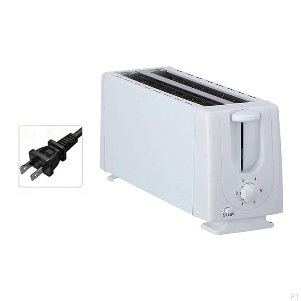 Bread Toaster Baking Maker 4 Slices Space Saving US Plug Versatile Panini Waffle Machine