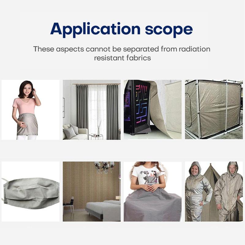 Самоклеящаяся ткань с защитой от излучения, материал для блокировки сигнала, ткань Фарадея, ткань с защитой от электромагнитных полей, медь/никель, RFID