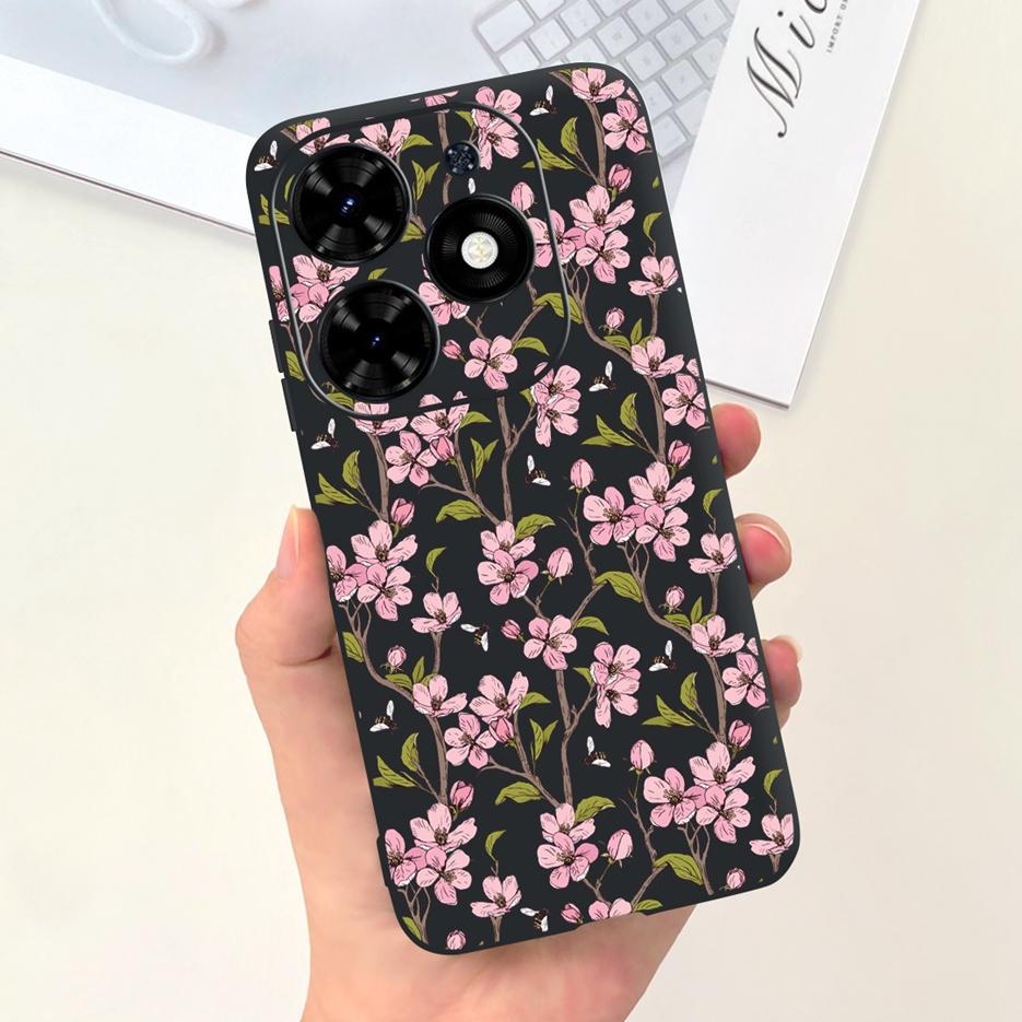 For Tecno Spark Go 2024 Case BG6 New Fashion Candy Painted Cover Soft TPU Phone Case For Tecno Spark Go 2024 Fundas 6.6'' Bumper