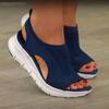 Women Summer Shoes  Mesh Fish Platform Sandals Women's Open Toe Wedge Sandals Ladies Light Casual Shoes Zapatillas Muje