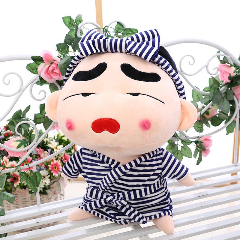 Плюшевая игрушка Шин Чан в халате, с разными выражениями лица, мягкая кукла, подарок для девочки