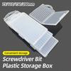 1Pcs 10 Grid Case Tool Parts Storage Case Plastic Hardware Tool Box  for Twist Drill Tap Accessories