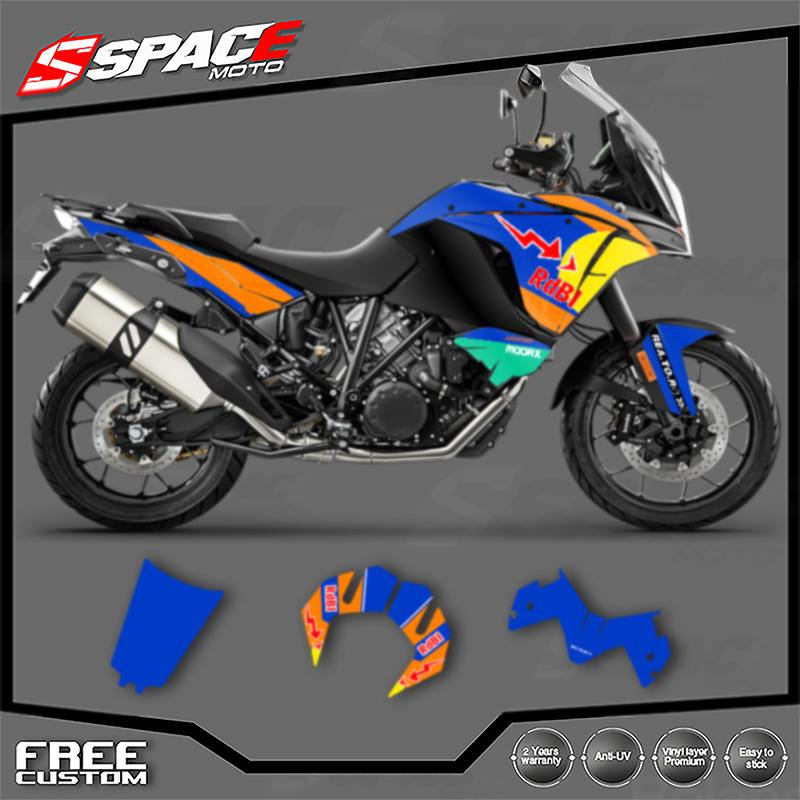 SPACE Custom Motorcycle Graphics For KTM 2017 2018 2019 2020 ADV1290-R-S 17-20 ADV1290 Decal Stickers Kits 004