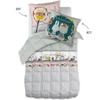 "Gardening" Reversible Duvet for Single Bed 100% Cotton / 57 Threads/cm²