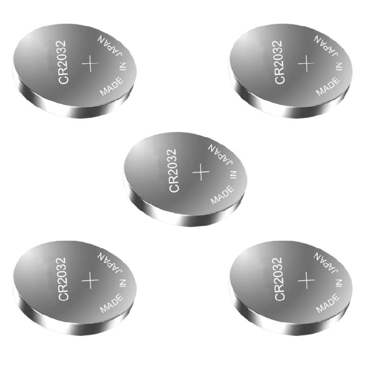 5pcs CR2032 CR1632 Lithium Coin Batteries Ensuring Consistent Performances In Various Devices for Car Key and Watches