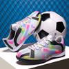 New Football Shoes Long Nails Low Top Boys and Girls Teenagers Tf Broken Nails Grass Game Training Shoes