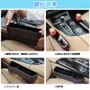 momonala Car Seat Gap Storage Box, 2 Pieces, Driver and Passenger Seat, Durable, Easy
