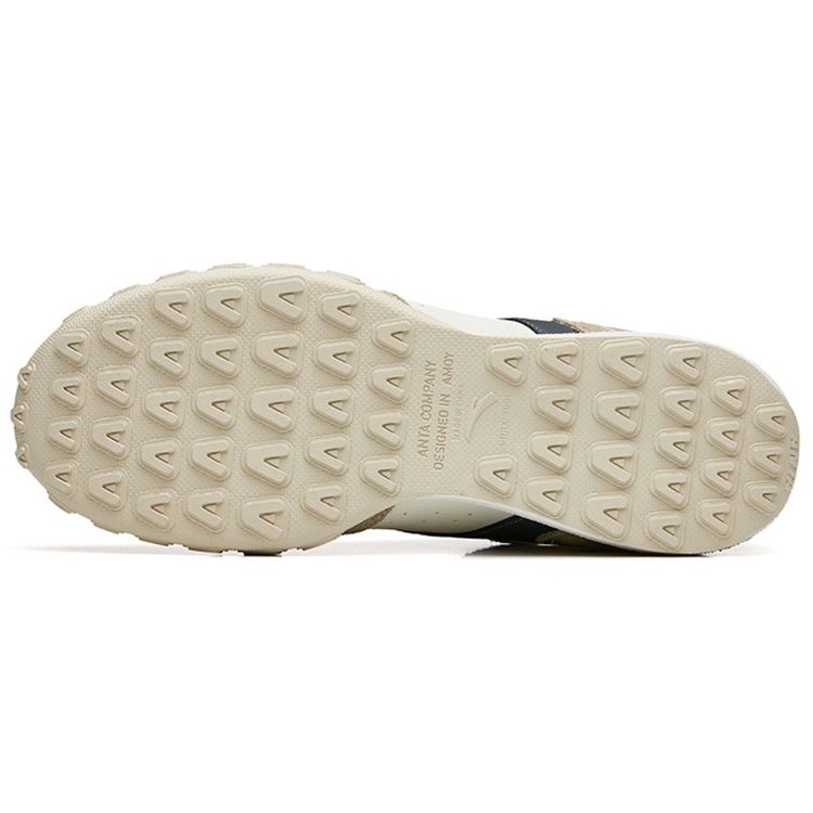 Anta Lifestyle Series Fabric Synthetic Leather Shock Absorbing Non-Slip Wear-Resistant Breathable Lightweight Low-Top Casual Shoes 112238856-7