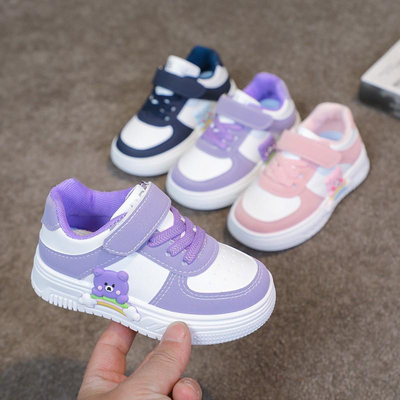 Breathable Cartoon Canvas Walking Shoes for Toddlers - Wear-Resistant, Low-Top Sports Shoes for Girls & Boys