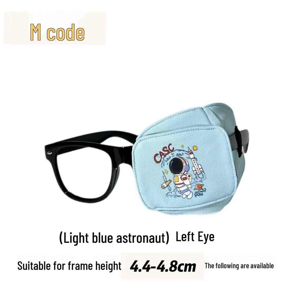 Детский патч для глаз из чистого хлопка при амблиопии для послеоперационных тренировок зрения и коррекции косоглазия/дальнозоркости