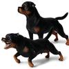 16 Large Wild Rottweiler Simulation Dog Animal Model Children Toy Figure Decor