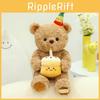 Teddy Plush Bear Toy Cute Cartoon With Sleeping Doll Children Girl Birthday Gift