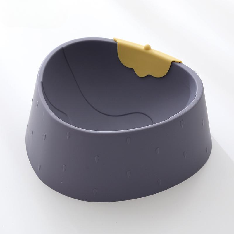 Пластиковая миска для домашних животных с рисунком ананаса и клубники, миска для домашних животных с защитой от ветра и столкновений, миска для кошек, большая емкость для собак