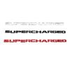 3D Metal Supercharged Logo Car Sticker Emblem Auto Badge Decal
