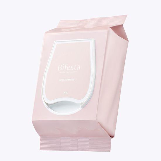 Bifesta Очищающие салфетки-сыворотка увлажняющие 46 шт. (Улучшенное увлажнение)