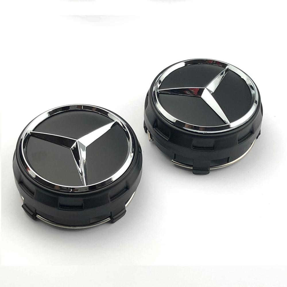 CRK1 A0004000900 Car silver Red 4pcs 75mm Wheel Center Hub Caps 4Pcs For Mercedes Benz AMG W212 W205 W204 W211 W213 Accessories