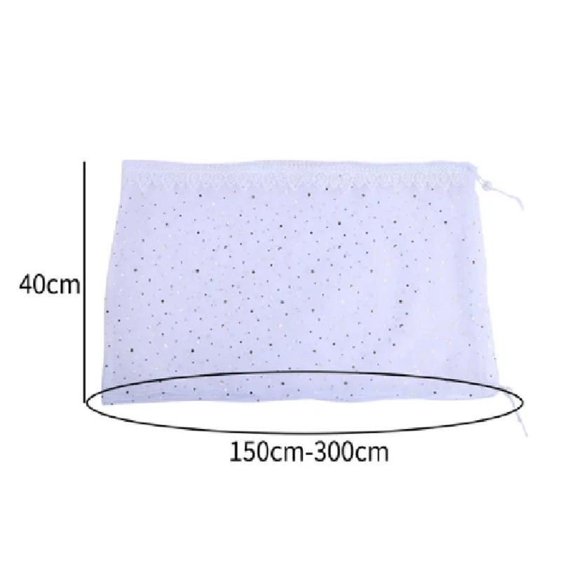 Universal Bird Cage Cover 360 Degrees Covering Bird Cage Mesh Net Elastic Birdcage Cover Soft Bird Seed Guard Skirt For Home