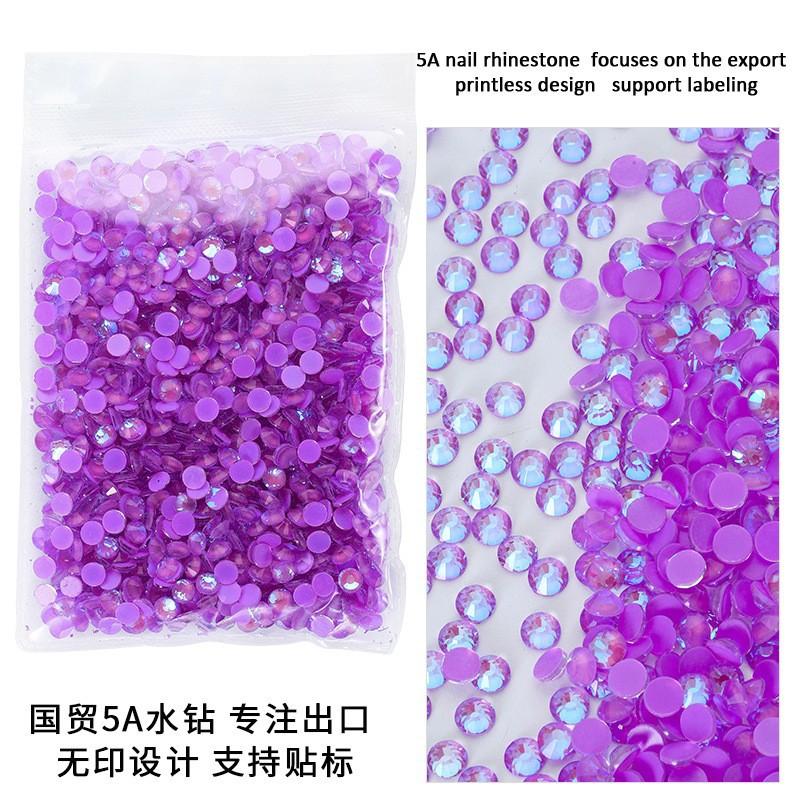 Стеклянный плоский дно светящийся алмазный DIY маникюрный сверло украшение для ногтей флуоресцентный сверло чехол для мобильного телефона декоративные стразы