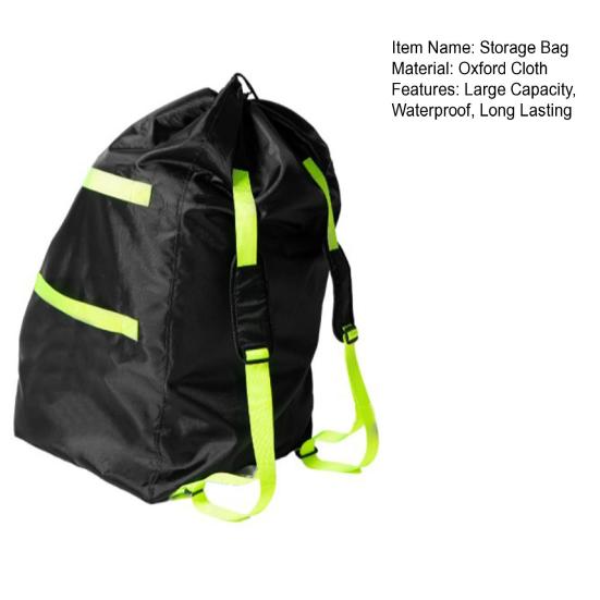 Сумка для хранения коляски с усиленной ручкой из водонепроницаемой ткани, вместительная дорожная сумка для коляски