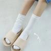 Cotton Ins Socks Summer Pure Calf Socks (1 Pair) New Korean Socks For Women Trendy Solid Color Casual All-Match Women's Unique