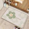 Впитывающий коврик для пола Быстросохнущий для ванной Комнаты Ванная Комната Бытовой вход Премиальный нескользящий коврик для ног Туалетный коврик из диатомовой грязи
