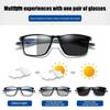 Ultralight TR90 Photochromic Reading Glasses Unisex Men Presbyopia Eyewear Vintage Outdoor Sports Sunglasses with Degrees 0~+4.0