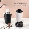12oz Creative 304 Stainless Steel Travel Mug Simple And Stylish Vacuum Flask Coffee Cup Double Wall Vacuum Insulated Tumbler