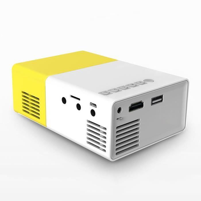 Projecteur LED YG300 - TOMTOP - WVGA - 400 Lumens - 3D