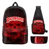 Школьный рюкзак для ученика Backwoods Рюкзак Сумка через плечо Школьная сумка Рюкзак большой емкости Водонепроницаемый рюкзак