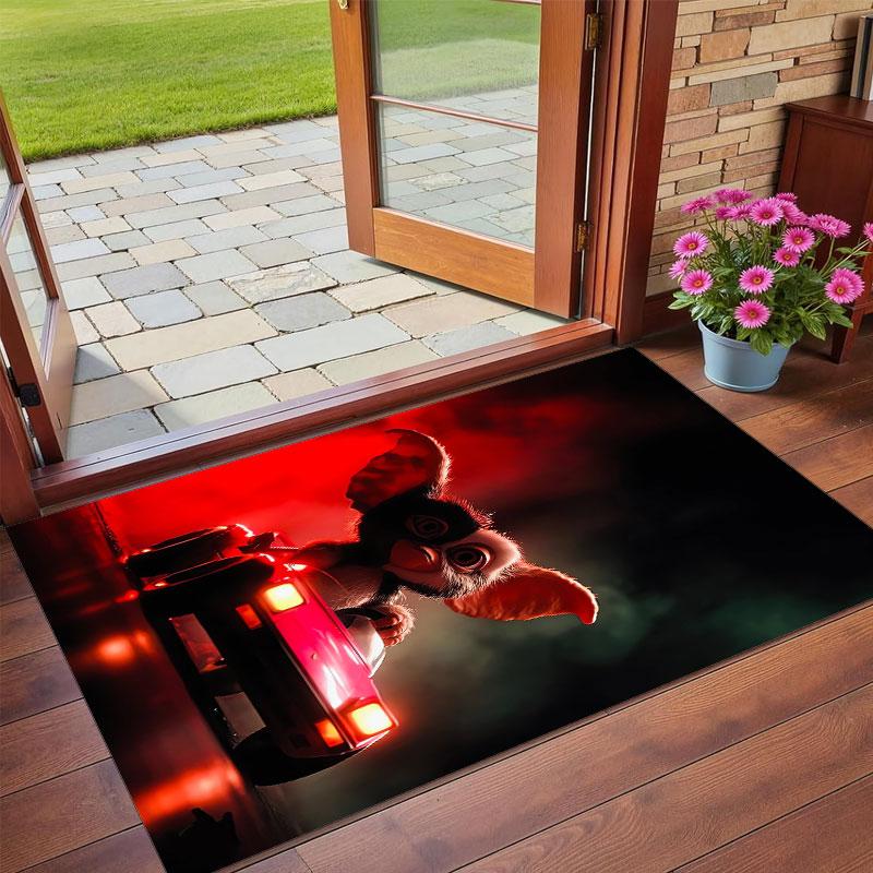 Crystal Velvet Rug Soft Non Slip Indoor Floor Mat Home DecorGremlins Gizmo