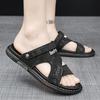 Fashion Fashion Sandals Men Summer Comfortable Adult Mens Casual Slippers Beach Shoes For Men Non Slip Open Toe Sandals Male