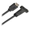 Ulyris USB Front Panel Header and Rear Panel Extension Bracket Male To Female Extension Cable 3.1 [45cm] Type-E Type-C