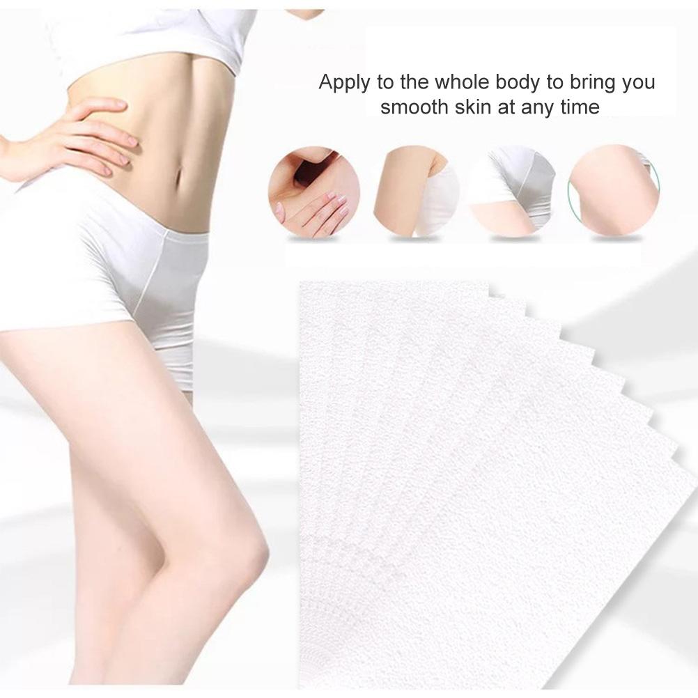 100Pcs Removal Nonwoven Body Cloth Hair Remove Wax Paper Rolls Hair Removal Epilator Wax Strip