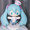 Кавайная Хацунэ Мику VOCALOID Фуфу Чиби Фигурка Мультяшная Кукла Настольное Украшение Фигурки Действия ПВХ Модели Аниме Коллекционные Предметы
