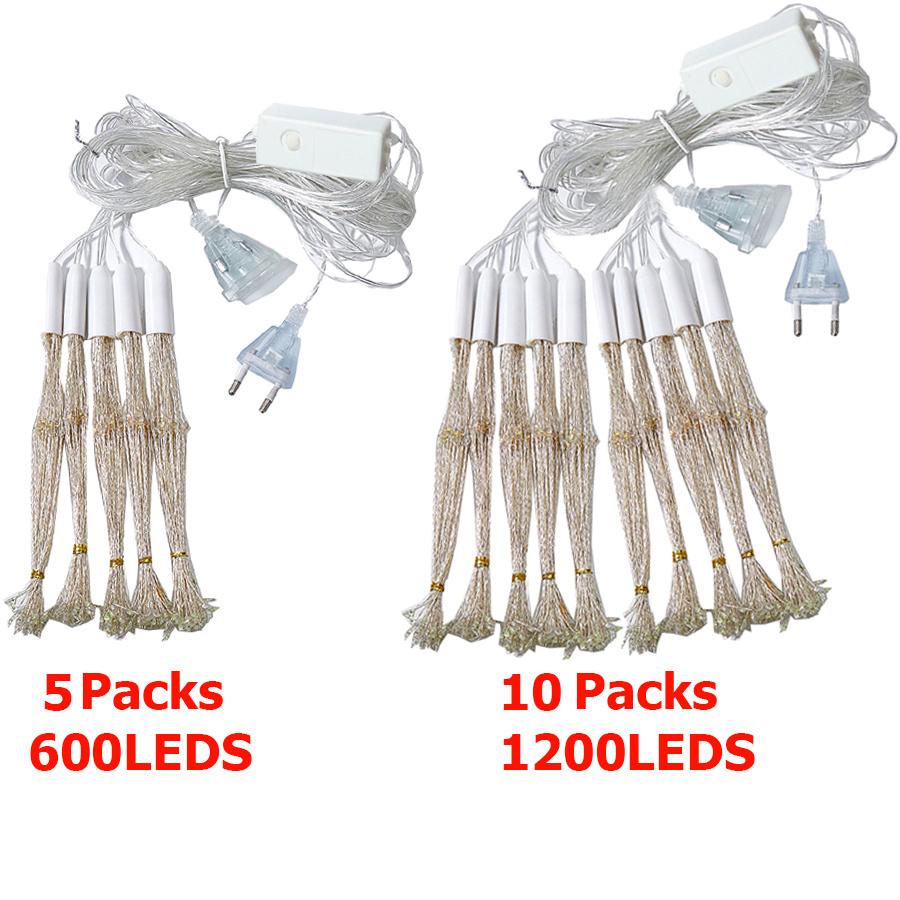 5/10 шт. в упаковке, подключаемые сферические светильники Starburst, водонепроницаемые, подключаемые, наружные, медные, рождественские, гирлянды