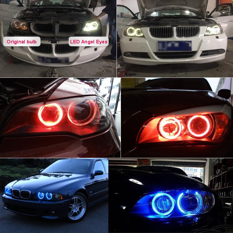 BMW E90 6W LED Angel Eye противотуманные фары и дневные ходовые огни