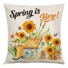 Pillow Cover Nordic Ins Pillow Summer Yellow Lemon Square Print Pillow Cover Cushion