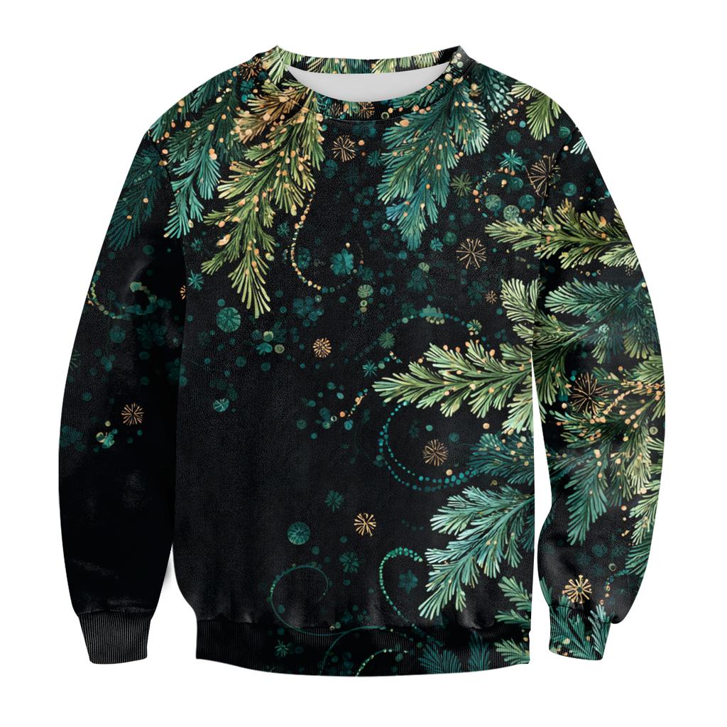 Мужской повседневный модный свитшот с принтом и круглым вырезом