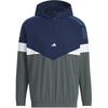 Adidas Comfortable Loose Fit Long Sleeve Retro Hoodie Men Hoodies Blue-Green IM7223
