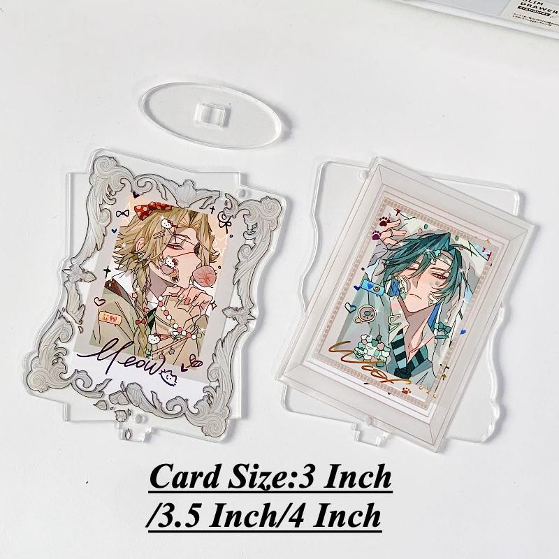 Double-sided Irregular Acrylic Photo Frames for Girls Room Decor Original Design 3 Inch Kpop Idol Card Sleeves Wholesales 2025